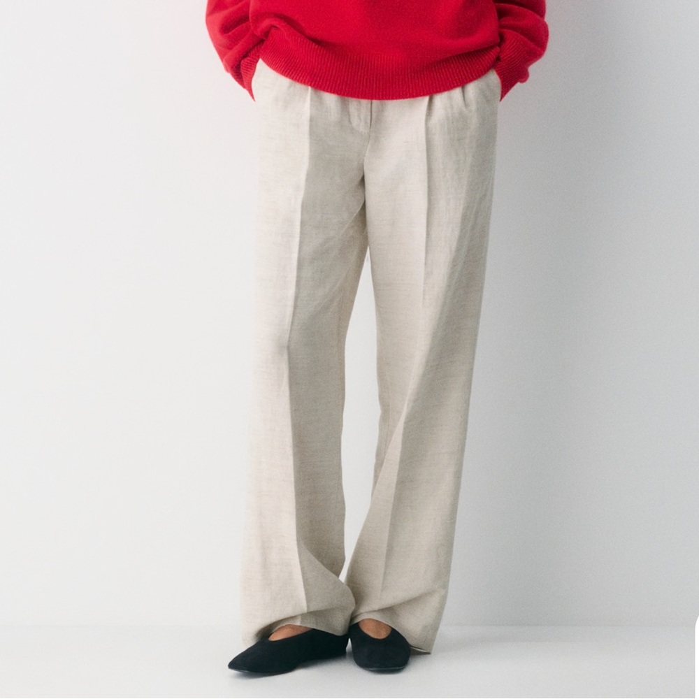 Aritzia effortless pant in 100% linen
